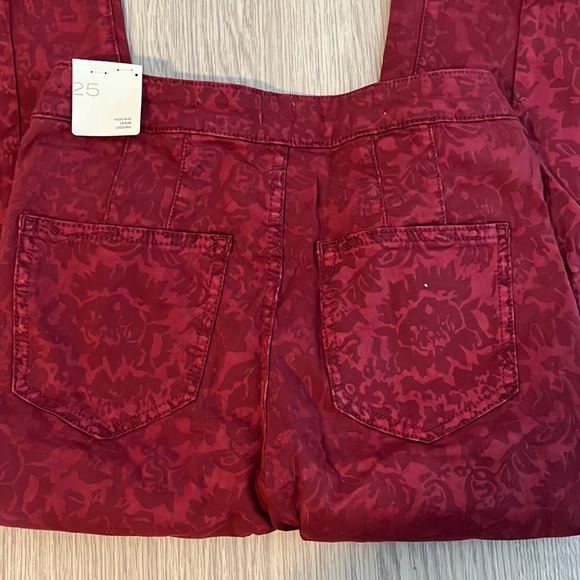 NWT: Anthropology-Pilcro high-rise denim leggings size 25 - Picture 3 of 3